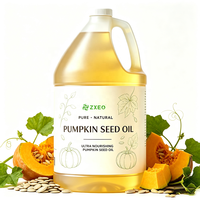 Minyak Biji Labu 100% Murni, Cold Pressed, Minyak Pembawa Alami untuk Pelembap Rambut & Kulit, Aromaterapi, DIY, Pijat Wajah & Tubuh, Kemasan Besar