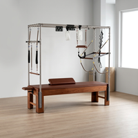 Appareil de fitness Pilates Reformer de haute qualité pour l'entraînement au yoga, Correcteur de colonne vertébrale en bois pour Pilates