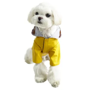 Всесезонный костюм для домашних животных, одежда для маленьких собак, легкий дождевик для собак