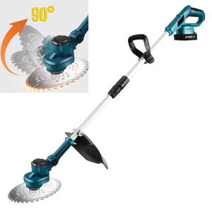 Power <span class=keywords><strong>Grass</strong></span> Trimmer Cordless Aço <span class=keywords><strong>Grass</strong></span> Trimmer Movimentação do motor elétrico Brushlees Lawn Mower - Product Image 6