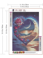 Kit de Peinture Diamant 5D Personnalisé Peint à la Main, Nature Morte, Mosaïque Complète, 40x70cm, Style Européen pour Décoration Intérieure Salon