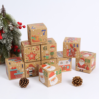 Boîte en carton de Noël personnalisée avec logo réutilisable, résistante, haut de gamme, en carton blanc, design flocon de neige givré, impression quadrichromie