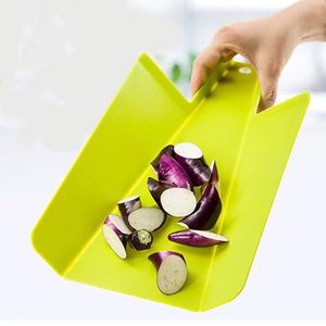 Eco-Friendly Customizable Plastic Folding Cutting Board Rectangle/<b>Square</b> Kitchen Chopping Board Dishwasher Safe for Home Food - Product Image 1