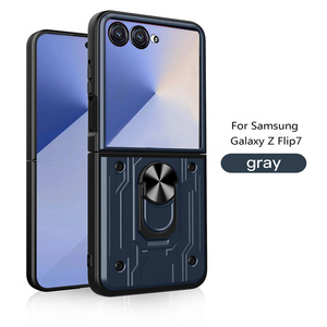 เคสโทรศัพท์ Lichicase แบบสองในหนึ่ง พร้อมที่ยึดแม่เหล็กในรถยนต์ ช่องใส่บัตร สำหรับ <span class=keywords><strong>Samsung</strong></span> Z Flip 8  พร้อมเคสป้องกัน - Product Image 6