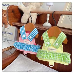 Vestido de perro mascota Arné<span class=keywords><strong>s</strong></span> de animal pequeño Chaleco y correa con <span class=keywords><strong>Mini</strong></span> sombrero y ropa de gato a prueba de escape - Product Image 1