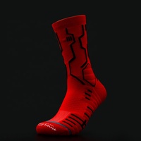 Chaussettes de cyclisme techniques - Antidérapantes, coussin en nid d'abeille, maille ventilée, haute élasticité pour le vélo de route/de montagne en plein air