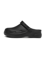 Chaussures de chef pour hommes, antidérapantes, imperméables, résistantes à l'huile, durables, respirantes, légères, style à enfiler, avec embout large en EVA