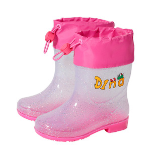 Bottes <span class=keywords><strong>de</strong></span> <span class=keywords><strong>pluie</strong></span> transparentes légères et imperméables pour enfants, garçons, filles, jeunes enfants, chaussures en caoutchouc pour bébés et étudiants - Product Image 5