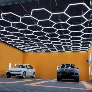 Hot Sale Auto Detail ing Sechseckiges Licht LED-Decke Working White Light für Auto Advertising Office - Product Image 1