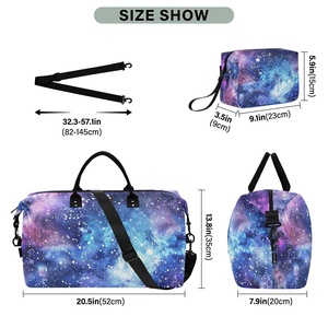 Fashion Customs logo <b>Large</b> Capacity Waterproof Sport Gym Travel <b>Duffel</b> <b>Bag</b> Traveling Wash Set Travel Shoulder <b>Bags</b> - Product Image 3