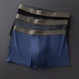 Cuecas Boxer de Fibra de Bambu de Alta Qualidade Personalizadas para Homens, Respirável, Design OEM/ODM, Logotipo/Tamanho/Cores do Cliente - Product Image 3