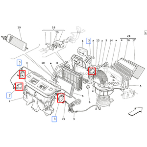 Adecuado para <span class=keywords><strong>Maserati</strong></span> Quattroporte <span class=keywords><strong>Ghibli</strong></span> y Levante nuevo actuador de aire acondicionado automotriz de alta calidad OEM 673005493 - Product Image 5
