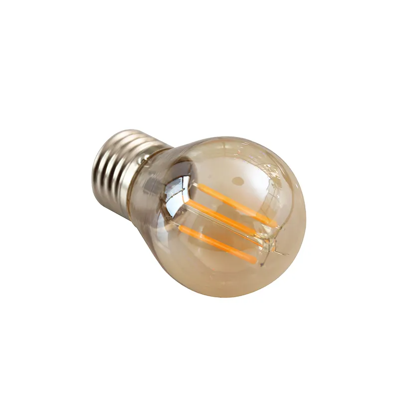 Wholesales 2W 4W 6W 6.6w 230V E27 E14 Dimmable G45 Christmas Decorative LED Filament Bulb Lamps