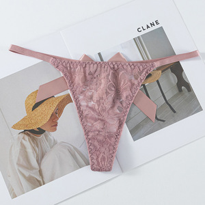 Tangas de Nuevo Diseño para Mujer, Tangas Sexys con Lazo y Tanga Sexy para Mujer, Bragas Sexys de Encaje Sólido para Damas - Product Image 6
