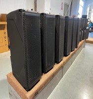 Système de sonorisation passif à ligne acoustique GMK de 12 pouces, 100-300 W, audio bidirectionnel, pour fêtes, clubs, concerts, construction en fer et bambou.