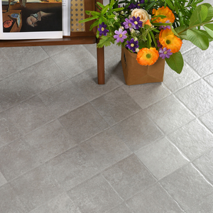 Carreaux de pays Offre Spéciale 600*1200mm Ew Design Tuile de dalle d'aspect marbre flexible Carreaux de mosaïque en porcelaine mate gris clair - Product Image 3