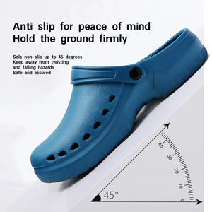 Pantofole <span class=keywords><strong>per</strong></span> <span class=keywords><strong>ospedale</strong></span> adatto <span class=keywords><strong>per</strong></span> uso in sala operatoria soffice suola EVA scarpe da allattamento infermiera comodo antiscivolo resistente all'usura - Product Image 3