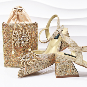 Nouveaux Styles Chaussures et Sacs <span class=keywords><strong>Bleu</strong></span> <span class=keywords><strong>Marine</strong></span> 2025 – Ensemble Talons Hauts pour Femmes Turquie - Product Image 3