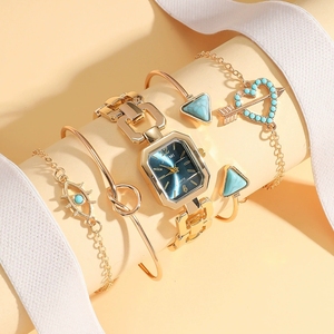 Set Regalo di 5 Bracciali per Orologio Stile Manbo Fresco e Leggero, Quadrati e Cavi, Versatili e Adatti a Tutte le Occasioni - Product Image 1