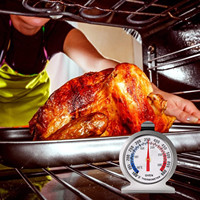 Thermomètre de four numérique en acier inoxydable, pour la cuisine, barbecue, Grill, fumoir