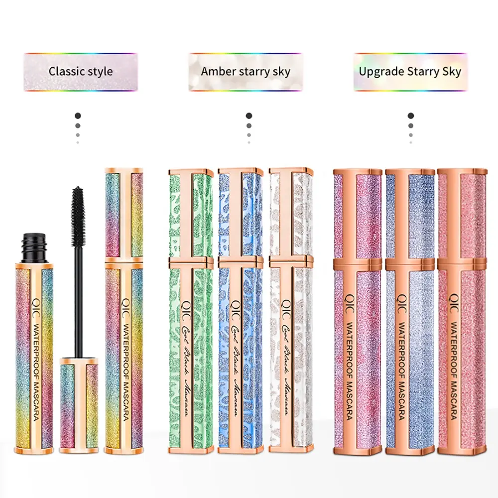 Beauty Makeup Starry Sky Mascara 4d Slender Thick Curling Waterproof Sweat-proof and Not Smudge Wholesale Fashion Appearance