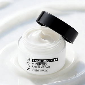 Crème hydratante bio-active de haute qualité à 5 peptides pour le visage, booste l'hydratation, répare les pores et les cicatrices, crème à la mucine d'<span class=keywords><strong>escargot</strong></span> - Product Image 1
