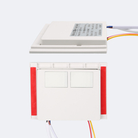 Input 110V 240V 12W 1A tombol Relay anti-kabut lampu cermin Sensor sentuh saklar peredup dengan catu daya Internal