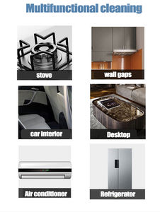 Nettoyeur vapeur électrique haute pression <span class=keywords><strong>CNTECH</strong></span> 2600W, vapeur sèche et humide, réservoir d'eau de 1L, chauffage en 15-30 secondes, désintègre facilement les taches d'huile tenaces - Product Image 5