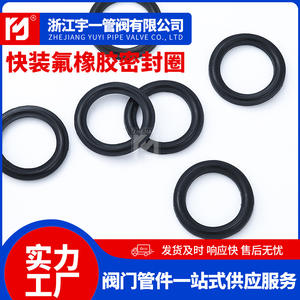 Joints sanitaires à dégagement rapide résistants aux acides/alcalis à haute température, en FKM, type collier, en fluororubber, joints spéciaux - Product Image 3