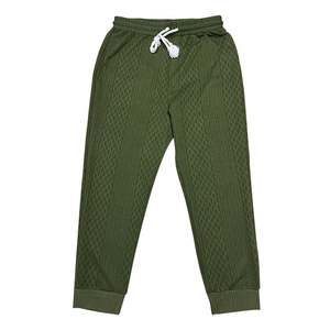 Tenues 2 pièces pour hommes, <span class=keywords><strong>t</strong></span>-<span class=keywords><strong>shirt</strong></span> à manches courtes, pantalons décontractés avec taille élastique, ensembles simples <span class=keywords><strong>de</strong></span> couleur unie pour hommes - Product Image 3
