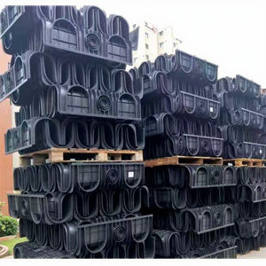 <span class=keywords><strong>Couvercle</strong></span> de gouttière en béton polymère d'acier et de fer de conception moderne pour les canaux de drainage routier et le trou d'homme de mur pour l'usage industriel - Product Image 6