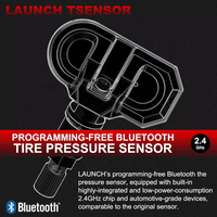Capteur TPMS Bluetooth LAUNCH TSENSOR-B pour Tesla Model 3 Y S X 2.4GHz BLE, capteur de pression des pneus sans reprogrammation