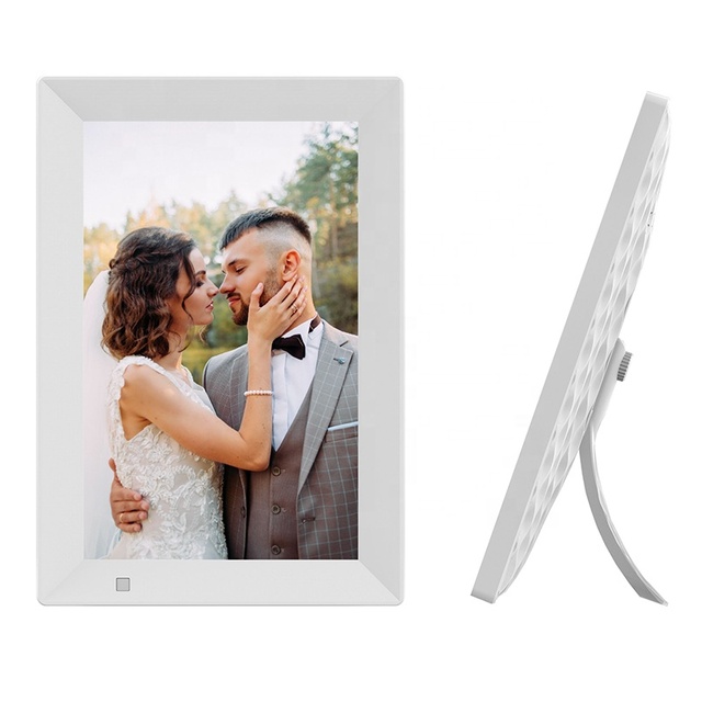 10-Inch Smart Android WiFi Cloud Digital Photo Frame Video Display Touch Screen Clock Acrylic Material for Easy Photo Sharing