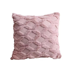 Funda de Almohada Nórdica Minimalista con Diseño de Diamantes, Funda de Cojín de Franela Suave de Doble Cara para Sofá, Decoración Moderna para el Hogar - Product Image 5