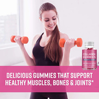 Gummies à la biotine, collagène, vitamine D3, palmier nain, acide hyaluronique, complément alimentaire pour la croissance des cheveux, de la peau et des ongles, pour femmes, sans OGM