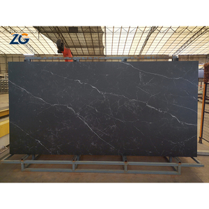 Zgstone calacatta สีดำเคลือบสีขาวเซรามิกเคลือบแผ่นหินอ่อนหินอ่อนหินเผาเคาน์เตอร์ลามินาเทียม de marmol - Product Image 1