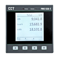 Medidor de Energía Trifásico LCD de 96x96 mm, RS485, Ethernet, Modbus TCP, Multifunción, Precisión de 0.5S, Servidor Web para Control Remoto