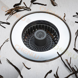 Filtro de desagüe para fregadero Chenlu con núcleo de resorte, a prueba de olores, de acero inoxidable pulido, de inserción, diámetro interior estándar - Product Image 4