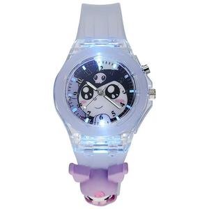 Sanrio Cinamoroll Purin <span class=keywords><strong>Melody</strong></span> Kuromi LED <span class=keywords><strong>montre</strong></span>-bracelet en silicone pour enfants Quartz lumière LED conception de dessin animé lumineux - Product Image 1