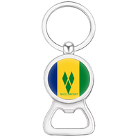 Llavero Abridor de Botellas con la Bandera de San Martín, el Más Vendido, para Papá, Esposo, Regalo de Cumpleaños, Aniversario, Día del Padre