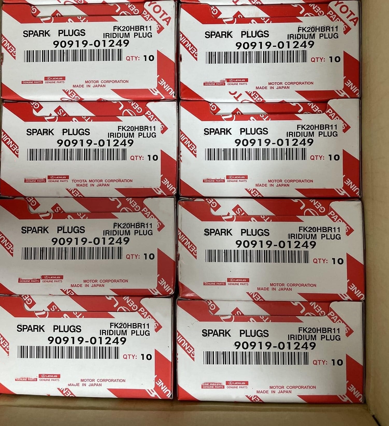 High Performance Auto Parts Iridium Blue Iridium Spark Plug SC20HR11 for Toyo-ta Denso 90919-01249