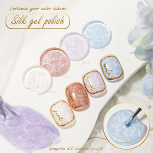 ICE NOVA Silk Gel Polish Douceur Comme La Soie Paillettes Haute Densité Paillettes Étincelantes <span class=keywords><strong>Semi</strong></span> Permanentes Pas Besoin De Couleur De <span class=keywords><strong>Base</strong></span> 2kg - Product Image 5