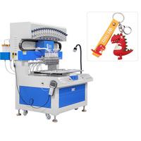Automatische 18-Farben-PVC-Tropfformmaschine für Silikon-Handyhüllen, Teeuntersetzer und Schlüsselanhänger