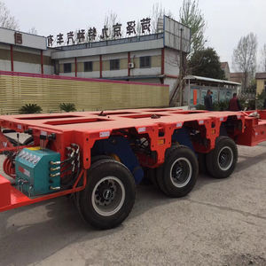 Nouvelle semi-remorque transporteur modulaire hydraulique multi-axes 300 tonnes acier 215/75R17.5 avec groupe motopropulseur - Product Image 1