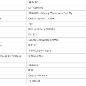 Dispositivo Impermeable y Antipérdida con Carga Inalámbrica, Localizador de Tarjetas y Carteras, Buscador Inteligente para Niños - Product Image 5