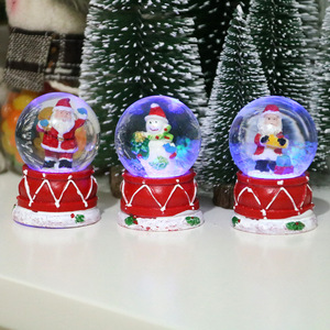 Christmas gifts, Christmas decorations, Christmas glowing resin glass <b>balls</b>, Christmas <b>crystal</b> <b>balls</b> - Product Image 4