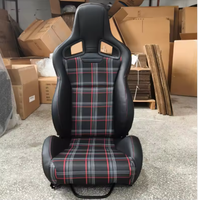 Siège de course Recaro Sportster CS en cuir PVC, best-seller d'usine, siège Recaro original, siège de course universel Recaro LX en fibre de carbone