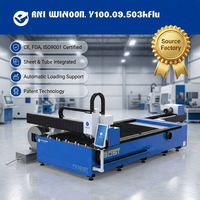 Mesin Pemotong Laser CNC Serat Otomatis Kecepatan Tinggi untuk Pipa dan Lembaran Baja Ringan dan Baja Tahan Karat 3000W 6000W