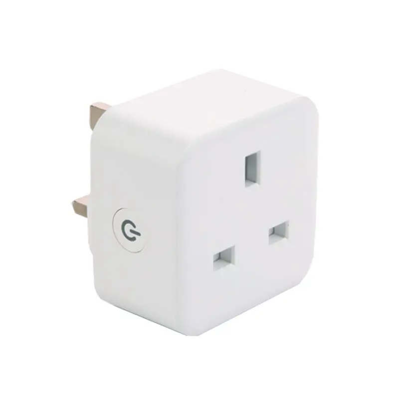 230V 13A UK Standard Mini Wifi Wall Mounted Smart Plug Wireless Remote Control Power Socket Work with Google Home and Alexa