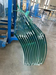 Vidrio templado curvo de seguridad de alta resistencia de fábrica de Guangdong para decoración de pared cortina de construcción para uso de panel eléctrico - Product Image 4